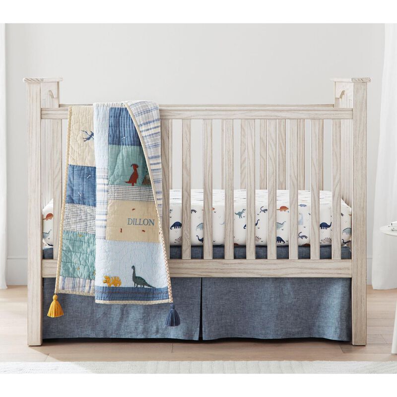 Pottery Barn Kids Dillon Dino Crib Fitted Sheet image number 2